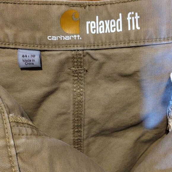 Carhartt Men's Relaxed Fit Cargo Pants 44x30 NWOT Tan Sandy Color - Picture 5 of 13